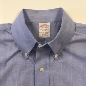 Brooks Brothers Shirts - BROOKS BROTHERS Mens Blue Oxford Dress Shirt Brooks Brothers Shirts - BROOKS BROTHERS Mens Blue Oxford Dress Shirt